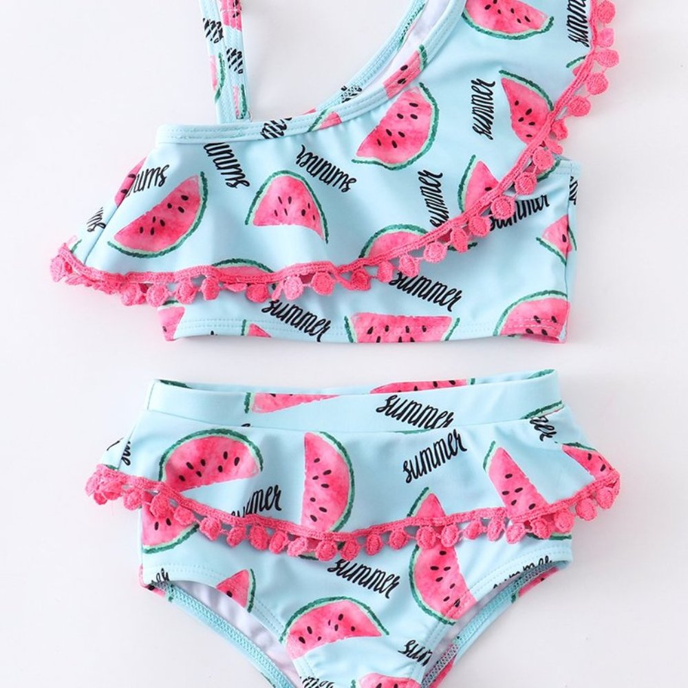 Watermelon Sugar Two Piece Kids Bathing Suit